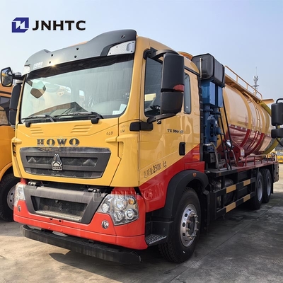 Howo TX kendaraan sedot limbah truk pompa limbah baru 16m3 6X4 10 roda 350HP