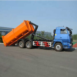 10 Roda Hook Lift Truck Untuk Pengumpulan Sampah Dan Model Transportasi ZZ1257M4347C