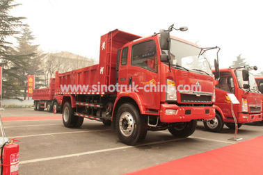 12 Tons HOWO 4×2 Light Duty Dump Truck With 105HP EuroIII Front Lifting 6 Tires