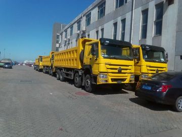 Kuning 12 Roda 8x4 Dump Truck Tugas Berat 30-40M3 60-70T Kapasitas Beban