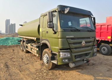 15CBM Truk Tanker Bahan Bakar Minyak 336HP Untuk Penggunaan Tentara, Truk Pengiriman Bahan Bakar Minyak