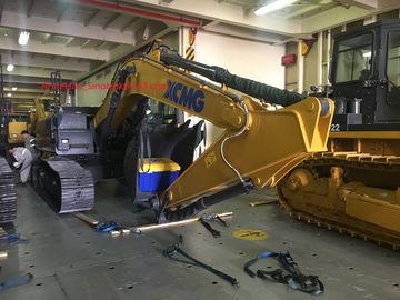 Excavator Mesin Konstruksi Jalan Warna Kuning Konsumsi Bahan Bakar Rendah