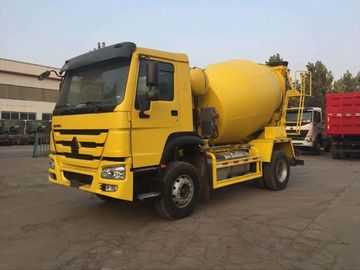 CCC Lulus Penghematan Bahan Bakar Sinotruk Jowo 4x2 Self Loading 6 CBM Mini Concrete Mixer Truck