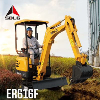 SDLG ER616F Mesin Konstruksi Berat 1 Ton Mini Excavator