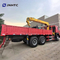 Sinotruk HOWO 6x4 Straight Arm Crane Truck 10 Roda 340hp 10 Ton