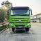 HOWO 6x4 Truk Sampah Compactor Euro 2 Penghapusan Sampah Truk Belakang Truk Diesel Hijau Model Baru