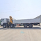 Sinotruk baru Howo pagar truk kargo 10 ton lipat crane 12 roda 400hp Dijual