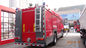 20CBM LHD 6X4 Kendaraan Pemadam Kebakaran, Red Safety Emergency Foam Fire Truck