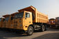 Truk Penambangan Kuning / Dump Truck 10 Roda Dengan Kotak Baja Kargo