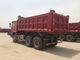 336HP 18M3 Heavy Duty Dump Truck Howo Tipper Truck Dengan T Type Lifting Cylinder