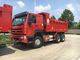 Mengangkat Depan Warna Merah 20M3 Heavy Duty Dump Truck 40-50T Dengan Air Conditioner