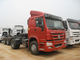 6x4 Prime Mover Truck / 10 Wheeler Tractor Head Truck Dengan Driver Tangan Kanan