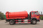 EURO II 6m3 290hp Howo Sewage Suction Truck Penghapusan Truck Pump Kecepatan 500r / Min Umur Panjang