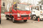 4 * 2 116hp Light Duty Commercial Trucks Mounted 3 Ton Kapasitas Angkat Crane