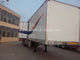 Van Type Heavy Duty Semi Trailers Untuk Transportasi Umum Cargo / Ternak
