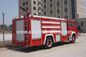 Mesin Penyelamat 400HP Truk Pemadam Kebakaran Dengan Kapasitas 8 Ton Tangki Air Dan Air Meriam