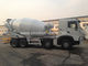 371hp 8 × 4 4 Axle Concrete Mixer Truck Warna Opsional Dengan 16 Cbm Tanker