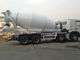 371hp 8 × 4 4 Axle Concrete Mixer Truck Warna Opsional Dengan 16 Cbm Tanker
