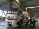 HOWO truk mixer semen 10 roda Euro 2 10m3 400L Tangki bahan bakar