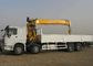 SINOTRUK HOWO Truck Mounted Crane / Truck Mounted Jib Crane Untuk Konstruksi