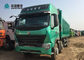 Euro 4 420HP Atap Tinggi Cab HOWO A7 Dump Truck Dengan Bunker Ganda Untuk Phillipine