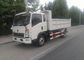 Putih 20-30T Sinotruk 4x2 Profesional Heavy Duty Dump Truck 6 Wheeler Untuk Sistem Pengangkat Tengah