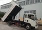 Putih 20-30T Sinotruk 4x2 Profesional Heavy Duty Dump Truck 6 Wheeler Untuk Sistem Pengangkat Tengah