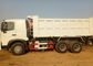 A7 Sinotruk Howo White Tugas Berat Dump Truck Sepuluh Roda 6 X 4 18M3 40 T