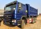 Sinotruk 6x4 371 Horse Power Heavy Dump Truck 25 Ton Warna Biru Umur Panjang