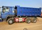 Sinotruk 6x4 371 Horse Power Heavy Dump Truck 25 Ton Warna Biru Umur Panjang