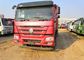 HOWO Heavy Duty 6x4 Dump Truck Equipment dengan 371hp Red Color International Dump Truck