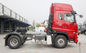 SINOTRUK STEYR 4X2 Traktor Trailer Dump Truck Dalam Warna Merah Untuk 8-20 Ton