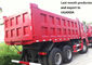 290 / 336HP EURO II Sinotruk Howo 6x4 Dump Truck 8-20T Di Lingkungan Keras