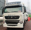 50T Kapasitas 450hp SINOTRUK HOWO A7 8x4 Box Stake Truck / Truk Kargo