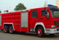 Truk Pemadam Kebakaran Pemadam Kebakaran Merah Dan Putih SINOTRUK HOWO 6x4 12m3 Kendaraan Pemadam Kebakaran