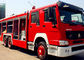 Truk Pemadam Kebakaran Pemadam Kebakaran Merah Dan Putih SINOTRUK HOWO 6x4 12m3 Kendaraan Pemadam Kebakaran