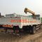 5T Truck Mount Crane Dari Sinotruk Howo Dengan Xcmg Crane 4x2 6 Roda Dengan 10T Cargo Box