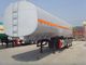 Pilihan 25-60cbm Tanker Minyak Semi Truk Dan Trailer Q235 Baja Karbon Dari Paduan Aluminium