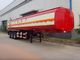 Pilihan 25-60cbm Tanker Minyak Semi Truk Dan Trailer Q235 Baja Karbon Dari Paduan Aluminium