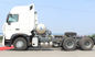 Putih SINOTRUK 371HP Prime Mover Truck 10 Traktor Kepala Howo Truck