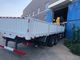 20 Ton Sinotruk Howo 8x4 Truck Mounted Crane, Boom Lurus