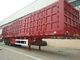 Steel Box Van Heavy Duty Trailer Semi 40 Ton Muatan Maks 12000 * 2500 * 3600mm