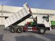 3 Axle Lhd Howo 6 × 4 Dump Truck Tugas Berat 371hp Untuk Bisnis Konstruksi