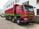 Red Howo 7 Sinotruk Howo 6x4 Dump Truck 10 roda 20M3 40T