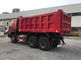 Red Howo 7 Sinotruk Howo 6x4 Dump Truck 10 roda 20M3 40T