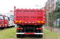 ZZ3317N3647B 12 Yard Three Axles Heavy Duty Dump Truck Untuk Pembangunan Jalan
