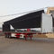 3 As roda 12 weheels kontainer 50 ton tugas berat Van Semi Trailer