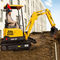 SDLG ER616F Mesin Konstruksi Berat 1 Ton Mini Excavator