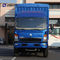 HOWO 4x2 Truk Komersial Tugas Ringan Mengangkut Kotak Kargo Wagon Van Truck