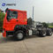 Howo Digunakan Trailer Kepala Traktor 95 Km / jam 30 Ton 6x6